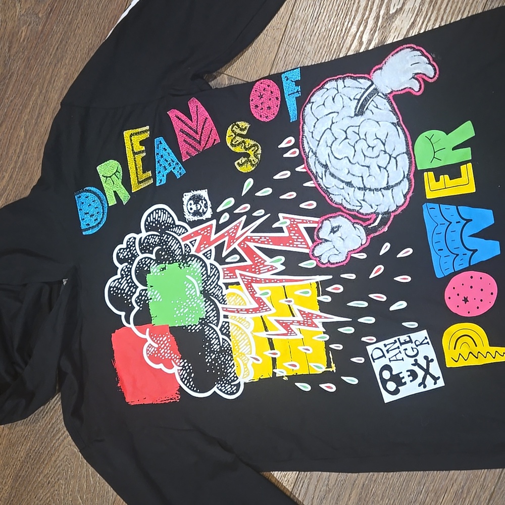 CREATE 2MRW LONG SLEEVE TSHIRT HOODIE SIZE 2XL..   #7486